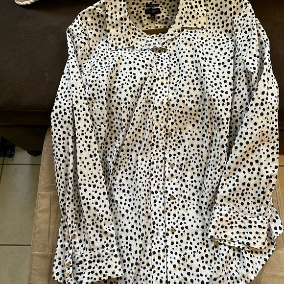 PS black/gold/white tailored long sleeve shirt - Picture 2 of 5